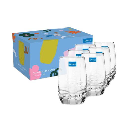 Bộ Cốc thủy tinh Ocean CHARISMA HI BALL-415ML