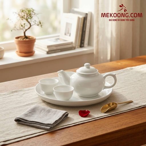 Bộ Trà 0.35 L – Misc Assortment IFP – Sắc Trắng Ngà Mek (1)