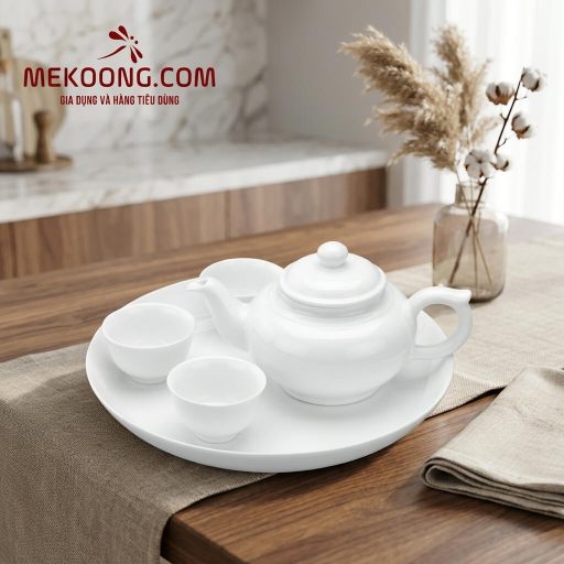 Bộ Trà 0.35 L – Misc Assortment IFP – Sắc Trắng Ngà Mek (3)