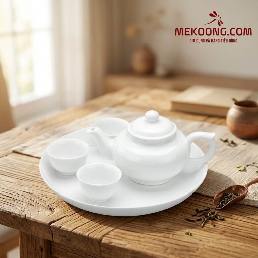 Bộ Trà 0.35 L – Misc Assortment IFP – Sắc Trắng Ngà Mek (4)