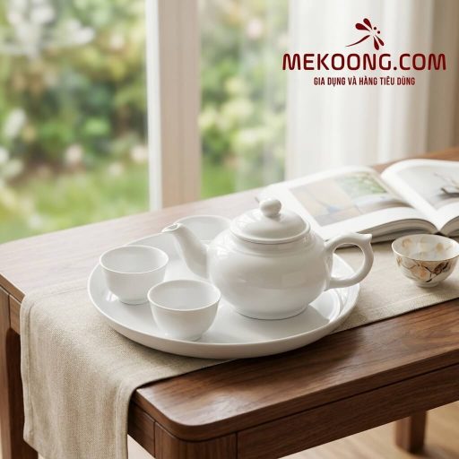 Bộ Trà 0.35 L – Misc Assortment IFP – Sắc Trắng Ngà Mek (5)