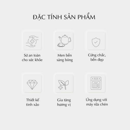 Bộ Trà 0.45 L – Daisy Trắng Mekoong (1)