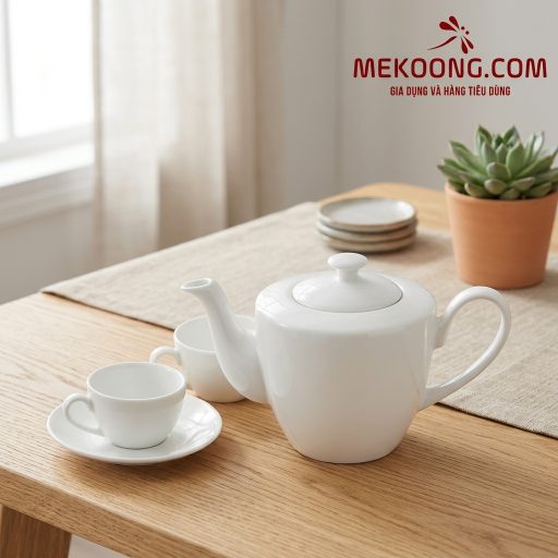 Bộ Trà 0.45 L – Daisy Trắng Mekoong (3)
