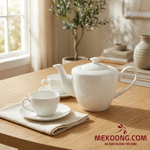 Bộ Trà 0.45 L – Daisy Trắng Mekoong (4)