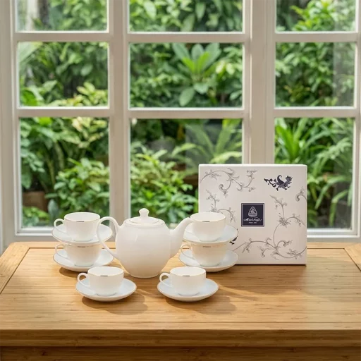 Bộ trà 0.5 L - Camellia - Chỉ Vàng mekoong (1)