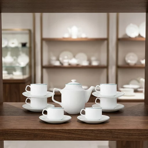 Bộ trà 0.7 L - Jasmine - Chỉ Xanh Lá mekoong (2)