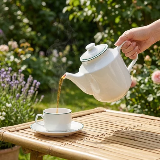 Bộ trà 0.7 L - Jasmine - Chỉ Xanh Lá mekoong (3)