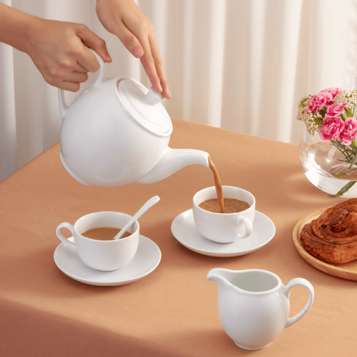 Bộ trà 0.8 L - Camellia - Trắng Mekoong (4)