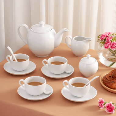 Bộ trà 0.8 L - Camellia - Trắng Mekoong (5)