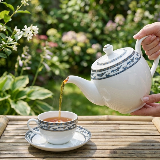 Bộ trà 0.8L - Camellia - Chim Lạc mekoong (5)