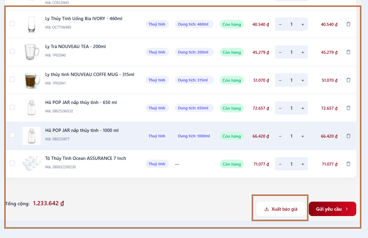 5. Xuất File PDF – Chuẩn mực quản lý hồ sơ nhà cung cấp