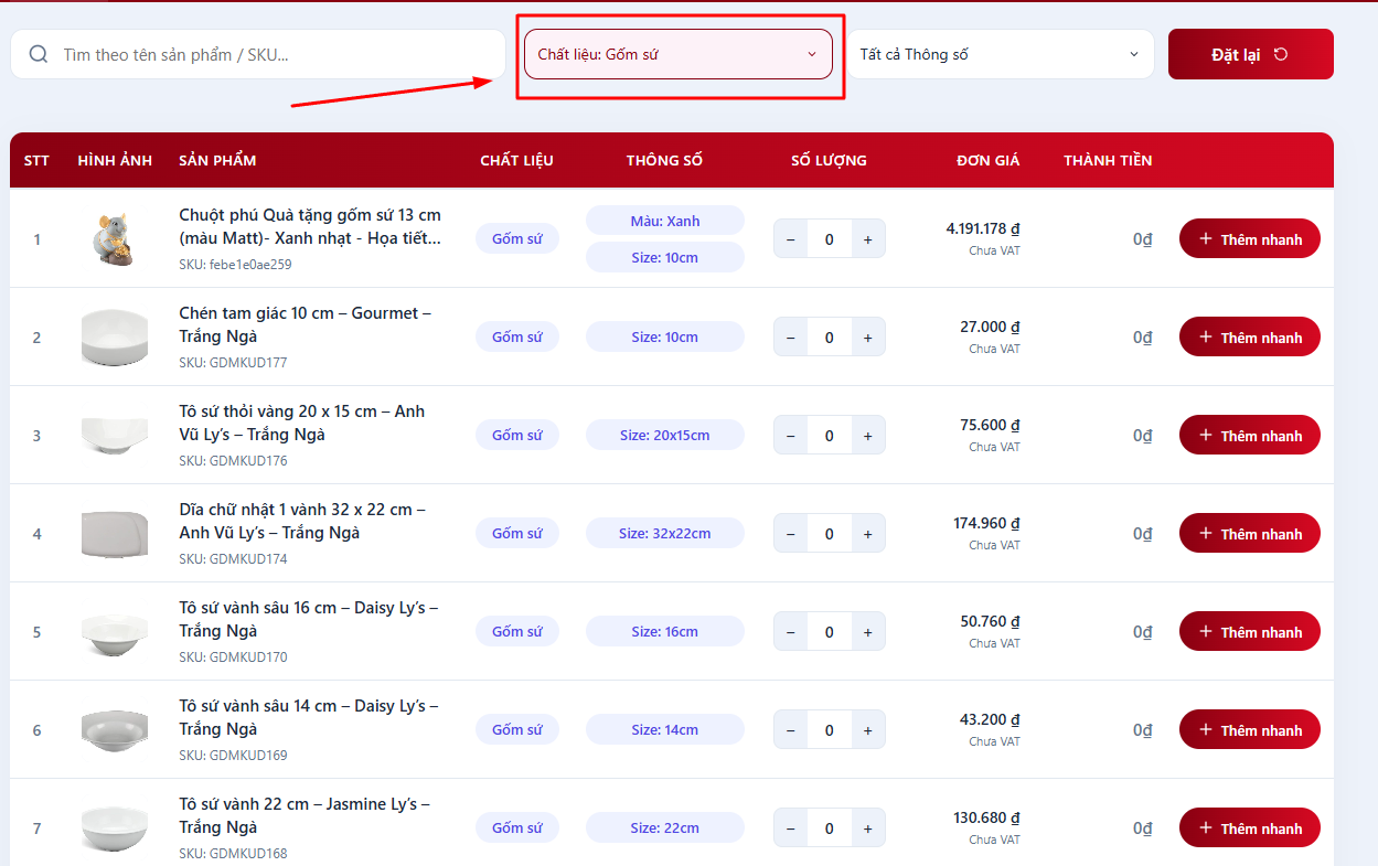 1. Truy cập vào Cổng Báo Giá Trực Tuyến