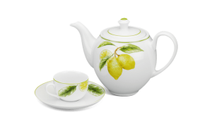 Bộ Ấm chén Minh Long 0.8 L Camelia Quả Chanh đẹp chính hãng