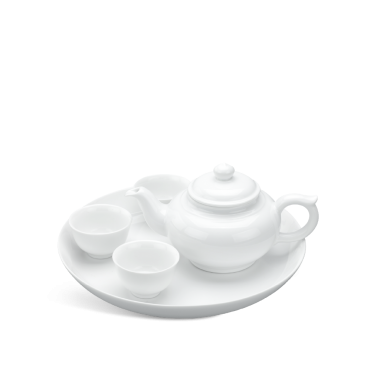 Bộ trà 0.35 L - Misc Assortment - Trắng