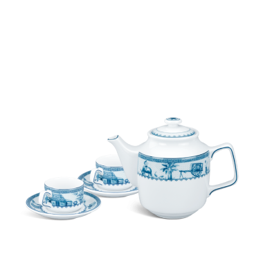 Bộ Ấm Trà Minh Long 0.7 L Jasmine Thôn Dã