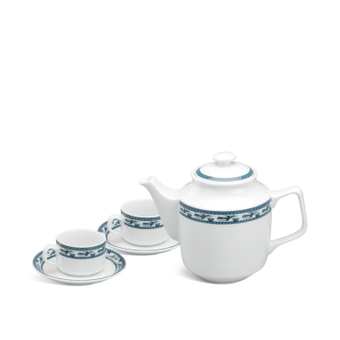 Bộ Tách Trà Minh Long 1.1 L Jasmine Chim lạc