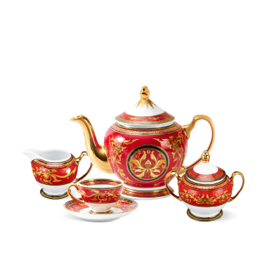 Bộ Bình Trà Minh Long quà tặng 1.3 L Hoàng Cung Quốc Sắc