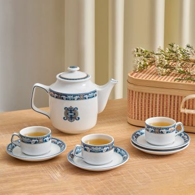 Bộ Tách Trà Minh Long 0.7 L Jasmine Phước Lộc Thọ