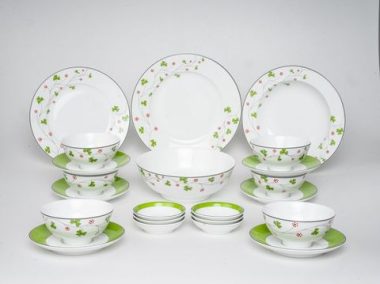 Bộ đồ ăn 36 sản phẩm - Jasmine - Hoa May Mắn