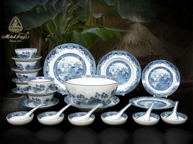 Bộ Bàn Ăn Minh Long - 30 Sản Phẩm - Hoàng Cung - Hồn Việt