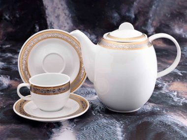 Bộ cà phê 0.8 L - Sago - Hoa Hồng Minh Long