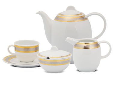 Bộ cà phê Minh Long 1.3 L - Sago - Hoa Hồng