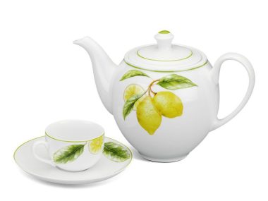 Bộ Bình Trà Minh Long Camellia Quả Chanh 1.1L