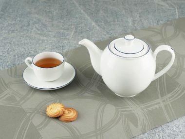 Bộ Ấm Trà Camellia Chỉ Xanh Dương 1.1L