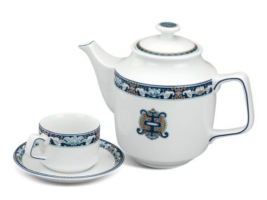 Bộ Tách Bình Trà Jasmine Phước Lộc Thọ 1.1L