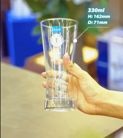 Cốc Bia Thủy Tinh Metropolitan Cỡ Trung 330ml