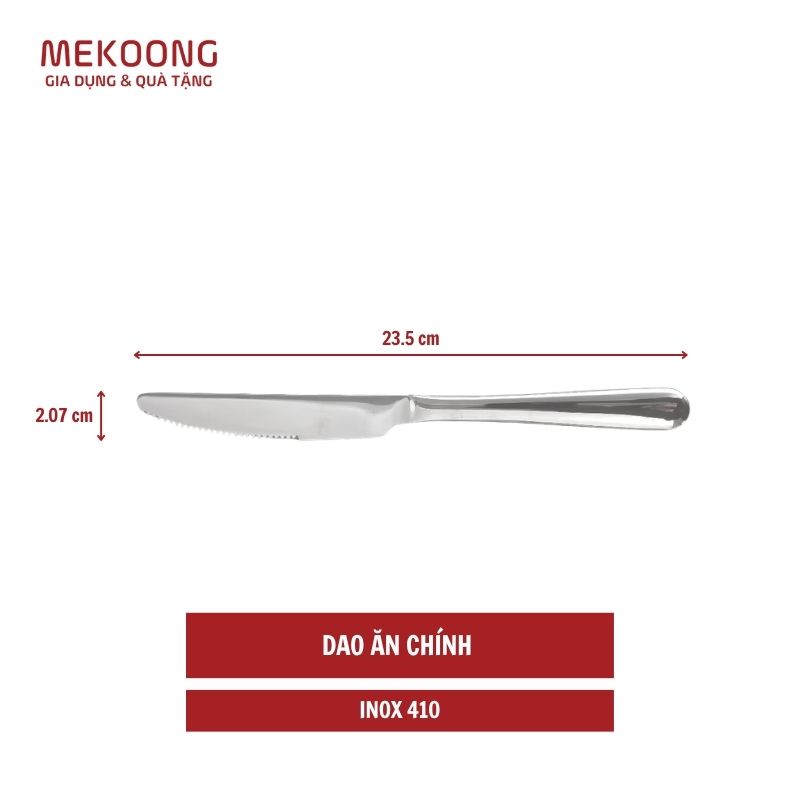 Dao ăn chính inox 410 23.5cm