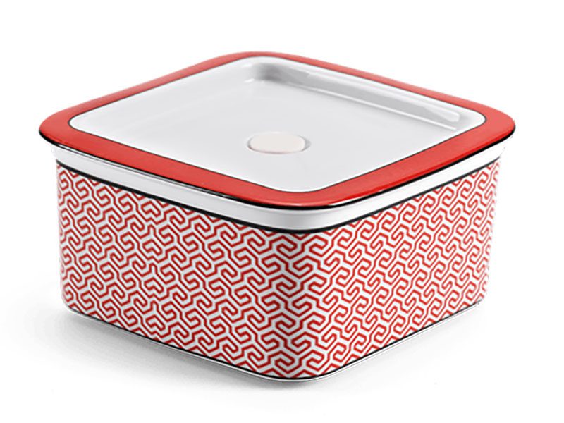 Vai Trò Của Hộp Đựng Thực Phẩm Trong Vận Hành B2B Hop-duong-sinh-vuong-dung-thuc-pham-15-cm-nap-Red-Karakusa-LTF