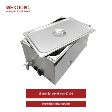 Lò đun cách thủy (1 khay) 8710-1 (khay 1_1x100 + nắp)
