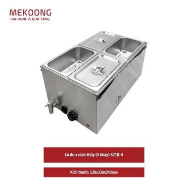 Lò đun cách thủy (4 khay) 8710-4 (khay 1_4x100 + nắp)