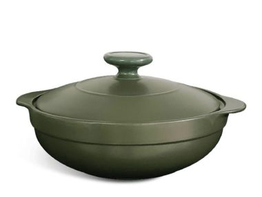 Nồi dưỡng sinh Luna 2.0 L + nắp (CK) (bếp từ) - HealthyCook - Xanh rêu