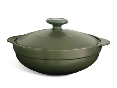 Nồi dưỡng sinh Luna 3.0 L + nắp (CK) (bếp từ) - HealthyCook - Xanh rêu