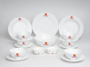 Bộ Đồ Ăn Minh Long Jasmine 22 Sp Giá In Logo Vingroup Giá rẻ