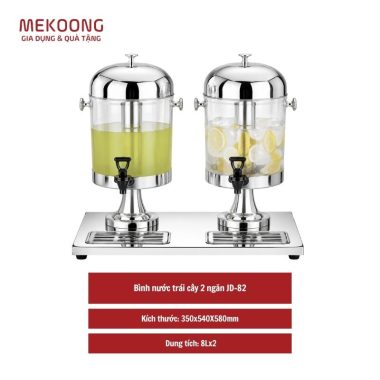 Bình nước trái cây 2 ngăn JD-82