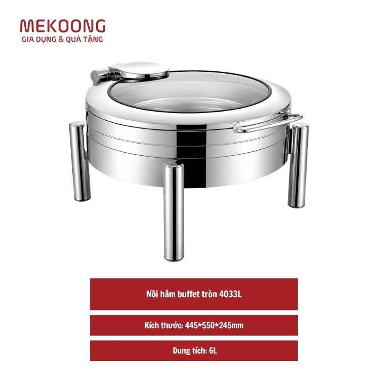 Nồi hâm buffet tròn 4033L