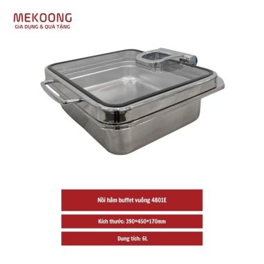 Nồi hâm buffet vuông 4801E