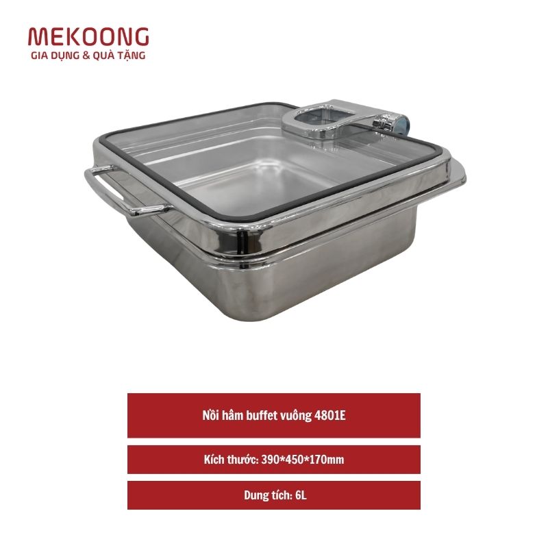 Nồi hâm buffet vuông 4801E