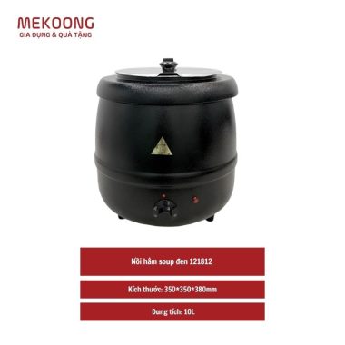 Nồi hâm soup đen 121812 (vỏ kim loại)