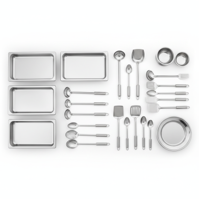 canteen kitchen utensils flat lay Đồ Dùng Dụng Cụ Bếp Căn Tin Giá Sỉ