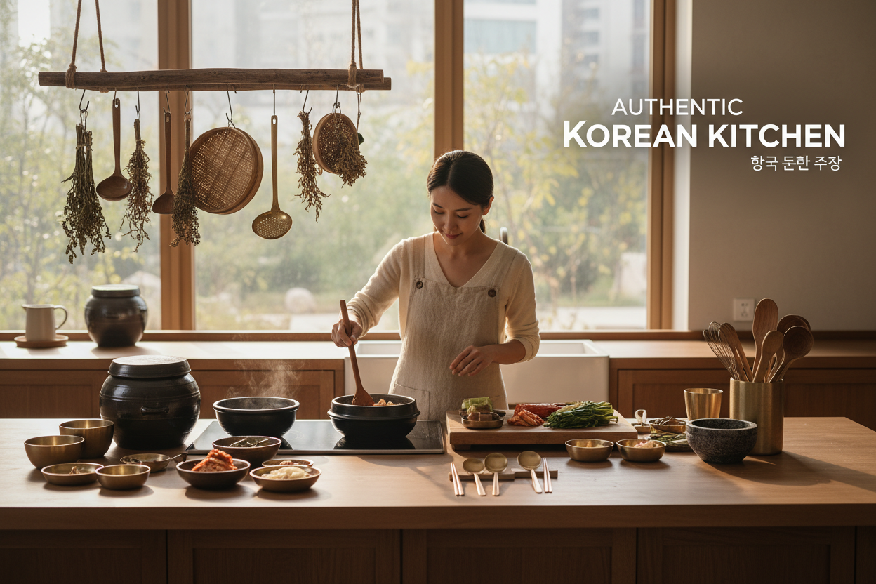 korean cooking lifestyle Phân Loại Đồ Dùng Dụng Cụ Bếp Hàn Phổ Biến