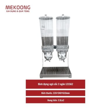 Bình đựng ngũ cốc 2 ngăn 121562