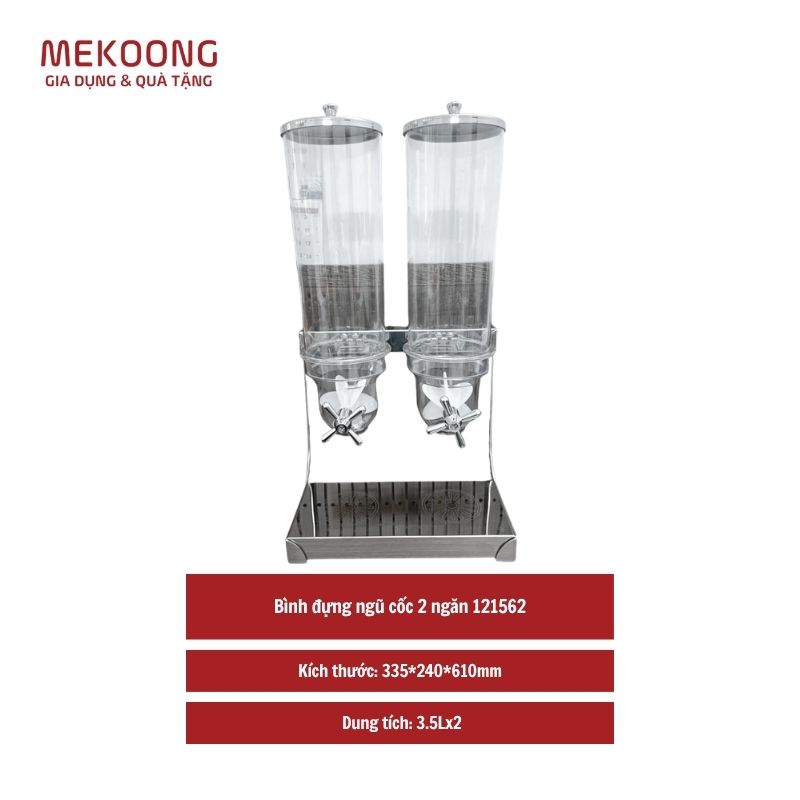 Bình đựng ngũ cốc 2 ngăn 121562