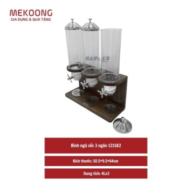 Bình ngũ cốc 3 ngăn 121582