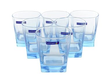 Bộ 6 ly thủy tinh Luminarc Sterling Ice Blue 300ml
=> ly thủy tinh thấp Luminarc Sterling Ice Blue 300ml