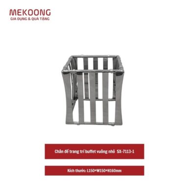 Chan de trang tri buffet vuong nho SX 7113 1 Chân đế trang trí buffet vuông nhỏ SX-7113-1