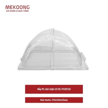 Nắp PC chữ nhật 1/2 DC-P2207LR (mở trái phải)